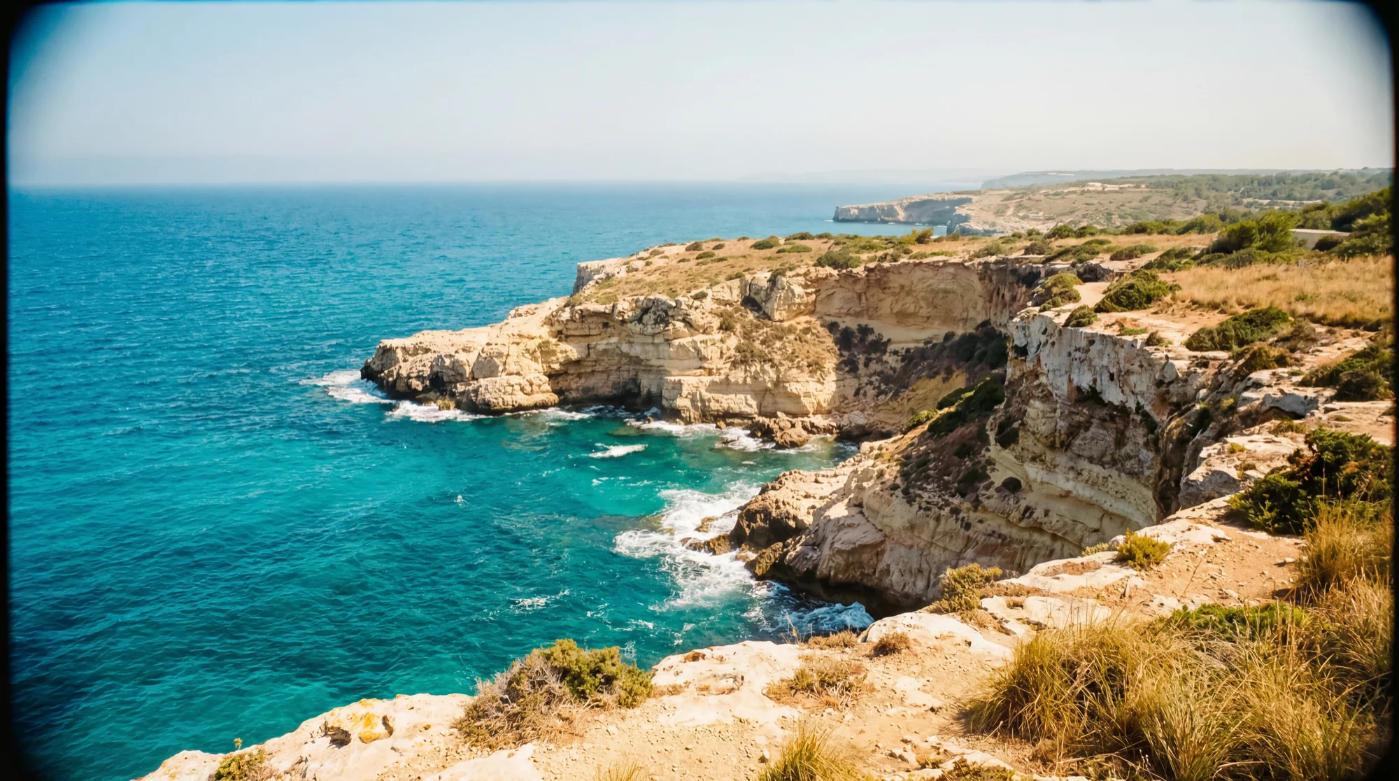 Mallorca coastline with turquoise water